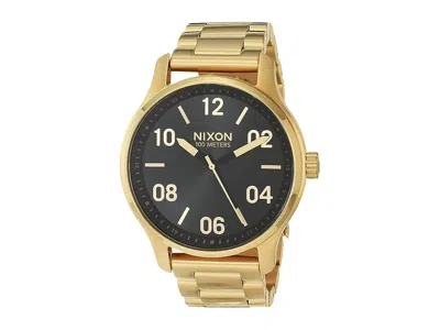 Nixon Patrol Watches Gold/black: One Size In Multi