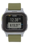 Nixon Regulus Expedition Silicone Strap Digital Chronograph Watch, 47.5mm In Gray