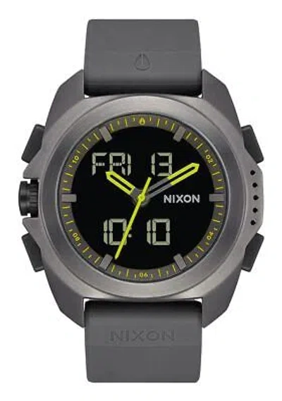 Pre-owned Nixon Ripley A1267 - Gunmetal - Analog And Digital Watch For Men - Expedition...