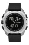 Nixon Ripley Ana-digi Silicone Strap Watch, 47mm In Surplus/black