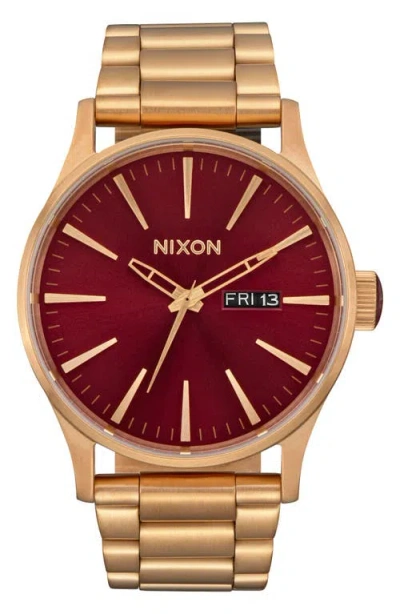 Nixon Sentry Bracelet Watch, 42mm In Multi