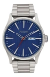 Nixon Sentry Bracelet Watch, 42mm In Multi