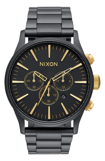 Nixon Sentry Chronograph Bracelet Watch, 42mm