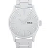 Nixon Sentry Ss 42 Mm All White Stainless Steel Watch A356 126 In Multi