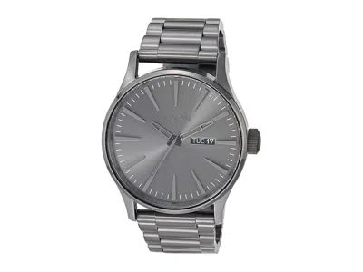 Nixon Sentry Ss Watches All Gunmetal: One Size In Gray