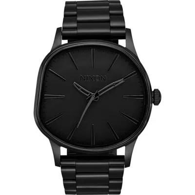 Nixon Sentry Wobble Bracelet Watch, 42mm In Black