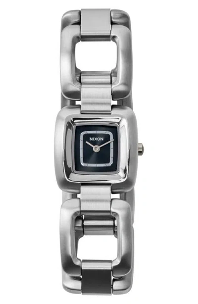 Nixon Sisi Stainless Steel Bracelet Watch In Silver