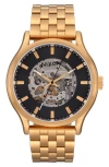 Nixon Spectra Automatic Bracelet Watch, 40mm In Black/gold