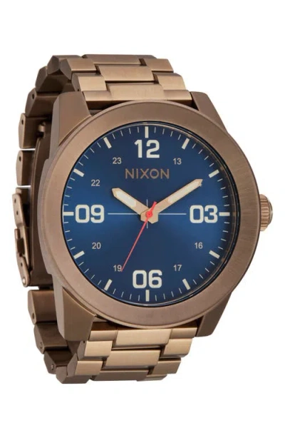 Nixon The Corporal Bracelet Watch, 48mm