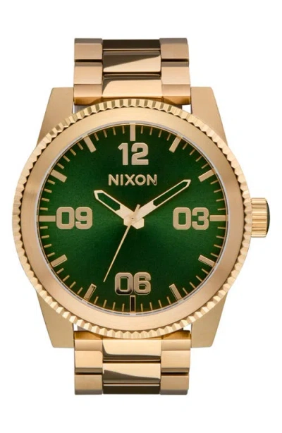 Nixon The Corporal Bracelet Watch, 48mm In Purple
