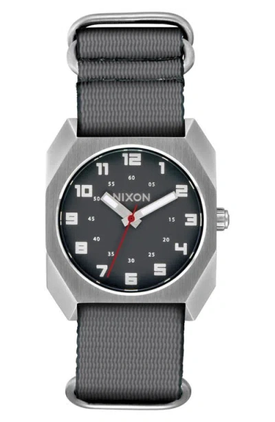 Nixon The Scout Camo Strap Watch, 35mm In Black