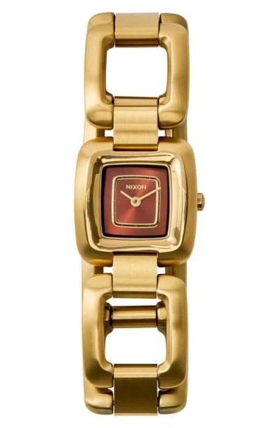 Nixon The Sisi Bracelet Watch, 24mm In Gold
