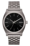 Nixon The Time Teller Bracelet Watch, 37mm In Black