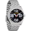Nixon The Time Teller Fisheye Bracelet Watch, 37mm In Fisheye/silver/black