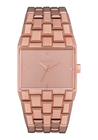 Pre-owned Nixon Ticket Ii A126289700 Watch In Stainless Steel