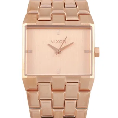 Nixon Ticket Ii All Rose Gold 34mm Watch A1262-897 In Multi