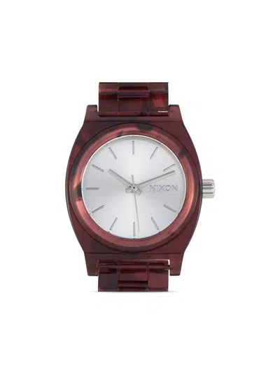 Pre-owned Nixon Time Teller 31mm In White