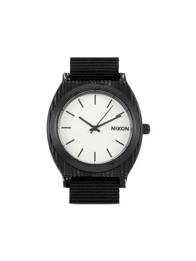 Pre-owned Nixon Time Teller 40mm In White