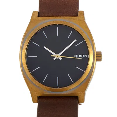 Nixon Time Teller Brass-toned Stainless Steel Watch A045 3053 In Gold