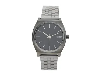 Nixon Time Teller Men's Watches Gunmetal/black Sunray, Stainless Steel In White