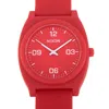 Nixon Time Teller P Corp Matte Red 40 Mm Watch A1248 3008 In Multi