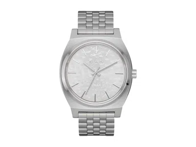 Nixon Time Teller Solar Men's Watches Silver/snow, Stainless Steel