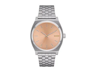 Nixon Time Teller Watches 4th Dim/vintage White: One Size In Metallic