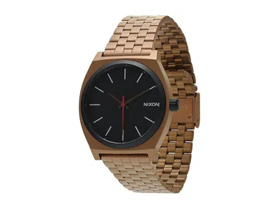 Nixon Time Teller Watches Bronze/black 1: One Size In Gold