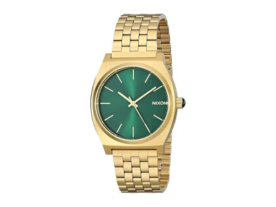 Nixon Time Teller Watches Gold/green Sunray: One Size