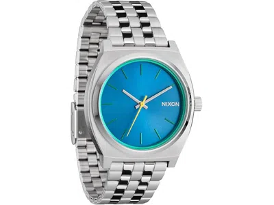 Nixon Time Teller Watches Silver/byron Blue: One Size