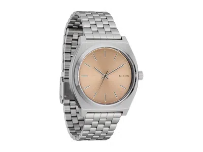 Nixon Time Teller Watches Silver/coral: One Size In Metallic