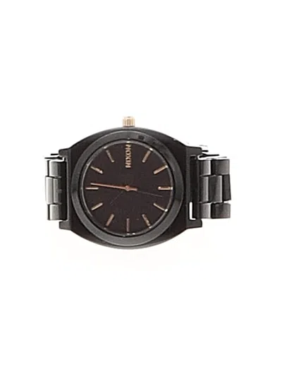 Pre-owned Nixon Watch In Black