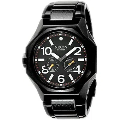 Pre-owned Nixon [] Watch Tangent A397001 Men's Black