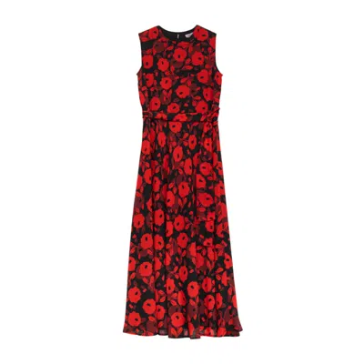 Niza Long Red Women's Dress