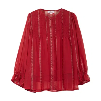 Niza Red Women's Blouse