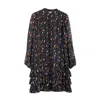 Niza Women's Black Alejandra Polka Dot Dress In Black