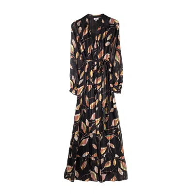 Niza Women's Black Long Autumn Dress Nicola