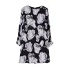 Niza Women's Black Moon Short Dress In Black