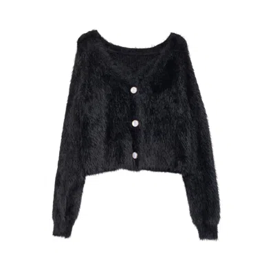 Niza Women's Black V-neck Sweater