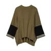 Niza Women's Brown Casilda Olive Sweater In Brown