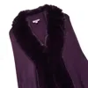 Niza Women's Brown Poncho With Textured Finish Details In Brown