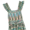 Niza Women's Elegant Printed Dress Amalfi