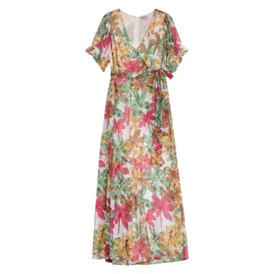 Niza Women's Floral Print Jumpsuit Zanzibar In Multi