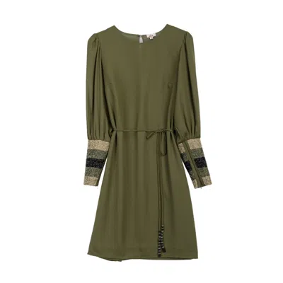 Niza Women's Green Khaki Carla Dress