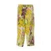 Niza Women's Green / Yellow / Orange Straight Tropical Trousers Malia