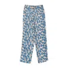 Niza Women's Neutrals / Blue Maikan Pants With Elastic Waist And Pockets