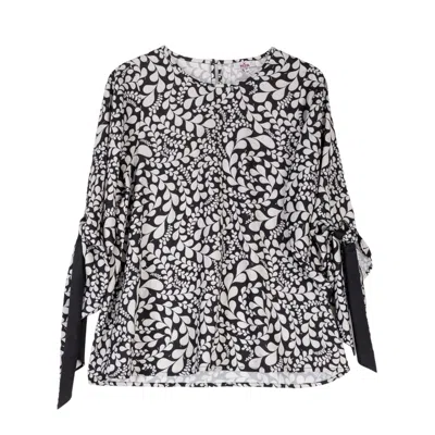 Niza Women's Paula Black And White Blouse