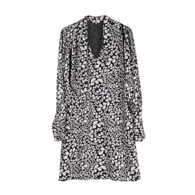 Niza Women's Paula Black And White Short Dress