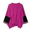 Niza Women's Pink / Purple Casilda Fuchsia Sweater In Pink/purple