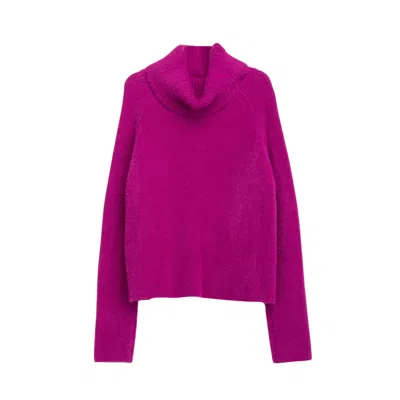 Niza Women's Pink Turtleneck Sweater